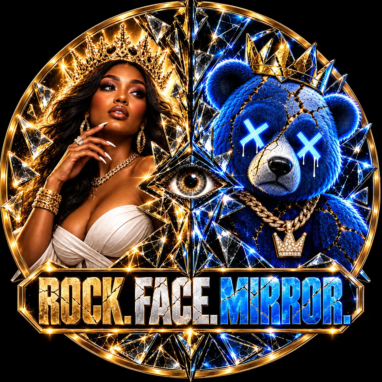 ROCK. FACE. MIRROR. official emblem